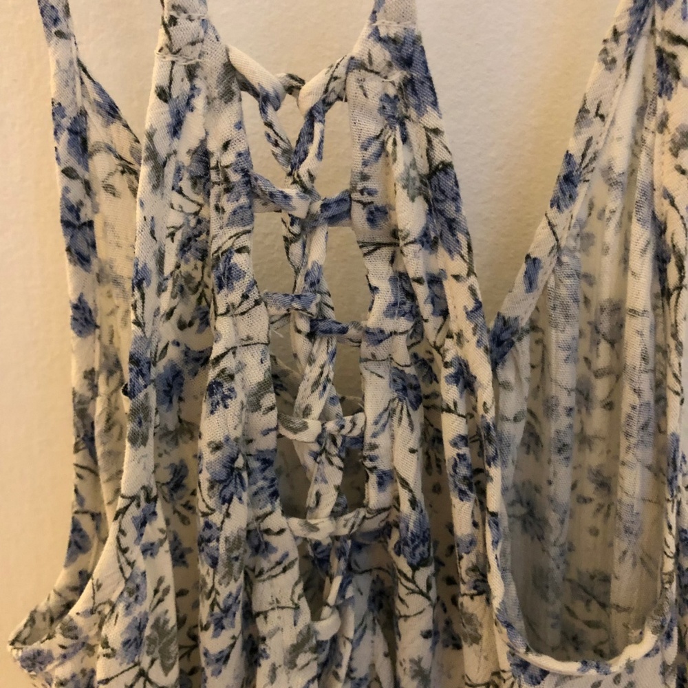 american eagle babydoll floral tank - Picture 3 of 3